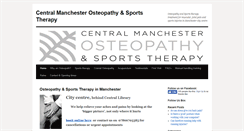 Desktop Screenshot of centralmanchesterosteopathy.com